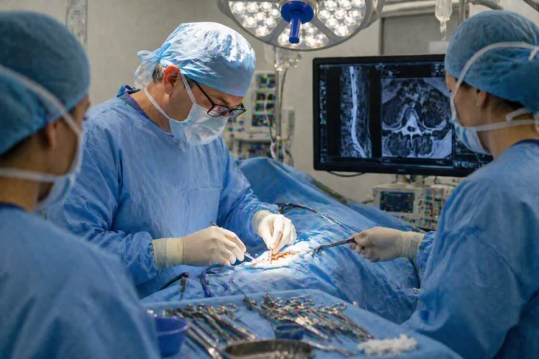 open back surgery procedure for degenerative disc disease